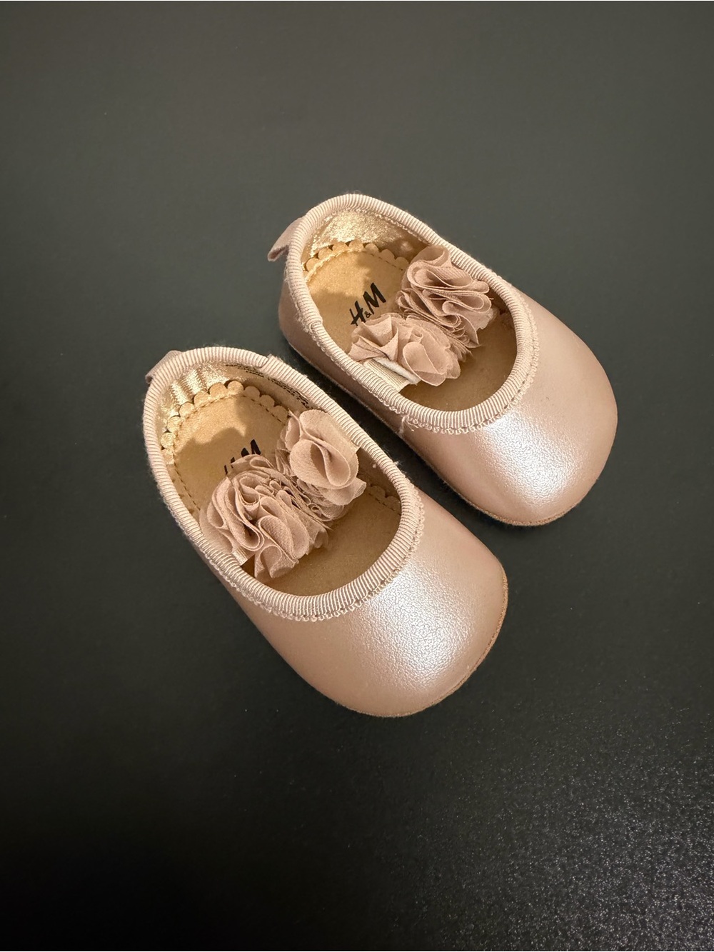 H&M Baby Girls' Pink Floral Ballet Flats